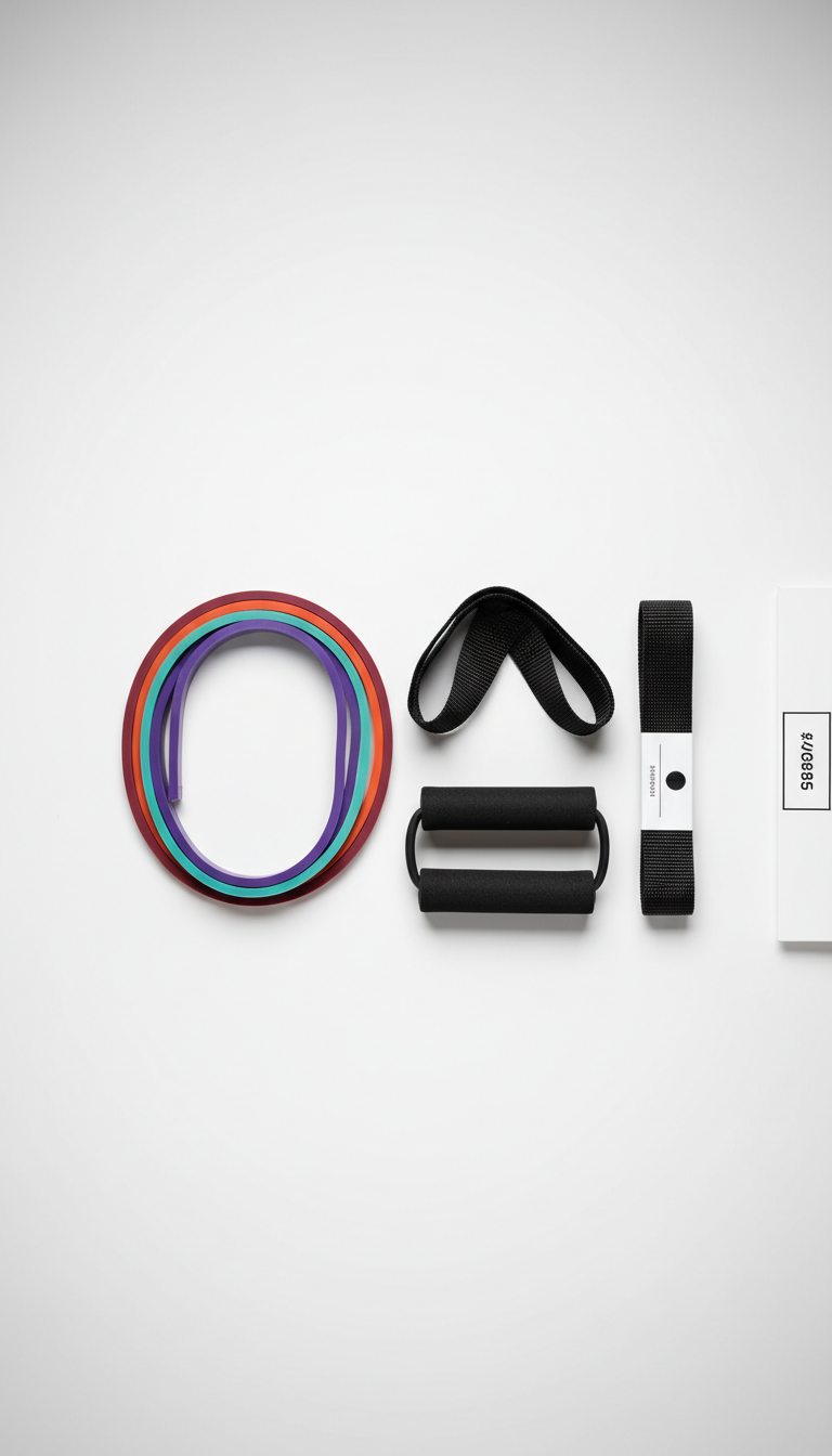 Sideline purple resistance band set
